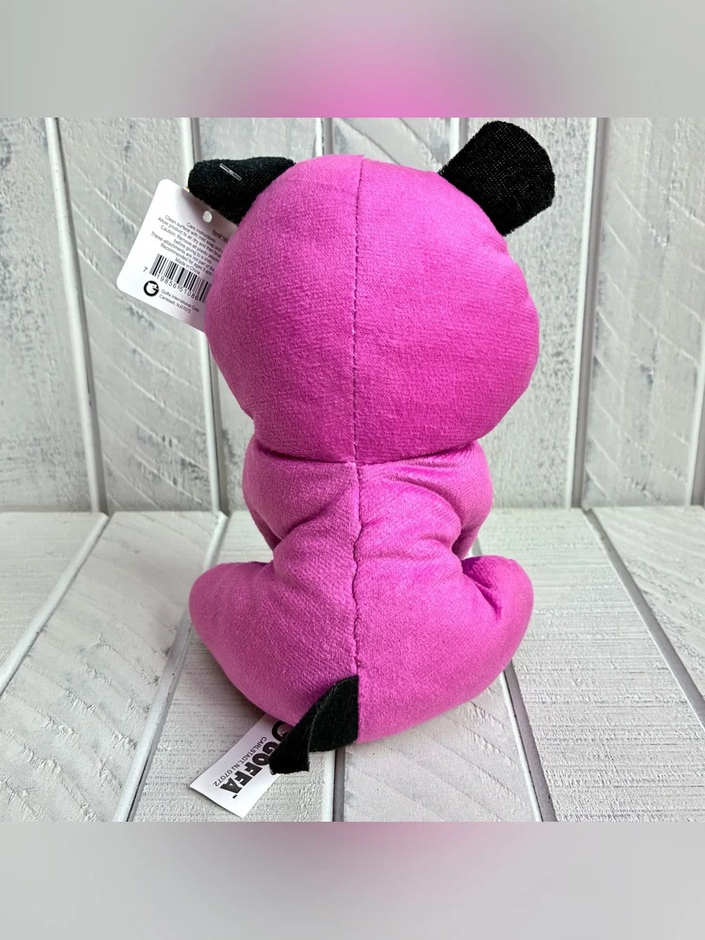 Goffa International Corp. Raccoon Plush Magenta Pink 8” Stuffed Animal Toy